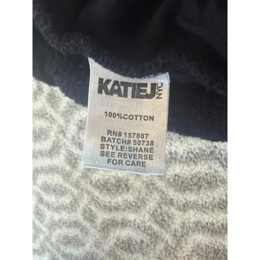 KatieJ NYC Tween Black‎ Dylan Sweat Shorts Girls Size Small (8-10)